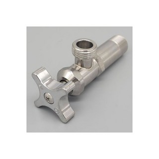 관붙이 앵글 밸브 분리B형 세면 부속 배관 연결 수전, 관붙이 앵글 밸브 일체B형 세면 부속 배관 연결 수전, 1개