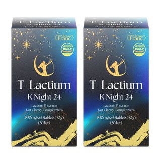 프랑드유로 타트체리 락티움 K Night 24 정 테아닌, 60정, 2개