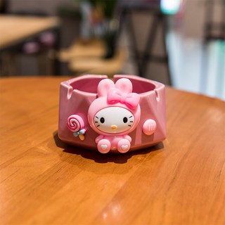 卡通造型菸灰缸, 粉色K寶 煙灰缸, 1個