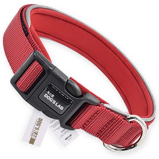 독스랩 강아지 중형견 대형견 목줄, 레드, 1개