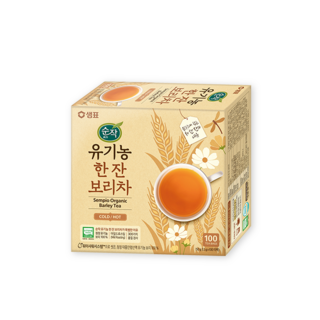 순작 유기농 한 잔 보리차, 1.5g, 100개입, 2개