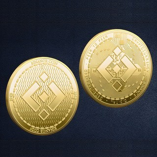 라온하제 비트코인 이더리움 리플 가상화폐 기념주화 코인 암호화폐 동전 수집, 25 바이낸스 골드