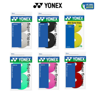 요넥스 AC-102EX-30 배드민턴 스쿼시 그립 요넥스롤그립 30회분 스매쉬스포츠, 화이트, 1개