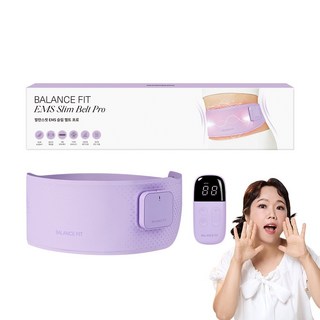 95프로블럼 발란스핏 EMS 슬림 벨트 마사지기, 1개, 퍼플