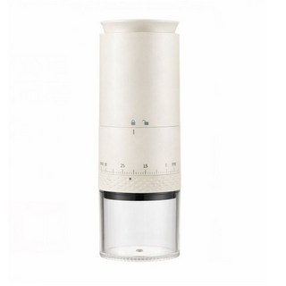 手搖式咖啡研磨機 不銹鋼 磨豆器, 感應自動磨豆機 奶茶色(W0664)