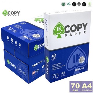 IK COPY 多功能影印紙 A4 (70P / 80P)影印紙，適用於各種印表機，提供清晰銳利的列印效果, 1個, 70磅