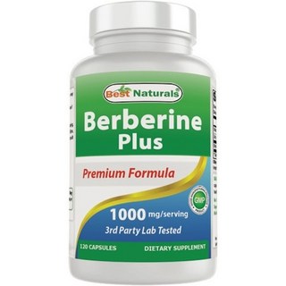 Best Naturals 黃連素Plus膠囊 1000mg, 1罐, 120顆