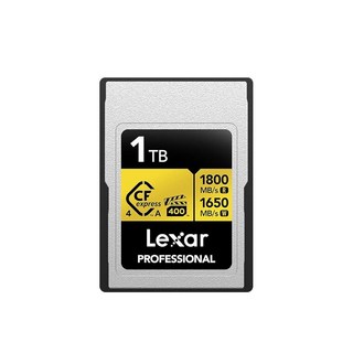 129997 Lexar Gold Series Professional 1TB CFexpress 4.0 타입 A 메모리 카드, 129997 Lexar Gold Series Profe