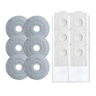 [호환] 윈도우션샤인 삼성 비스포크 AI 스팀 먼지봉투 고급형 물걸레 더스트백 소모품, 1개, 12PCS