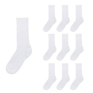 프리미엄 더블 골지 레귤러 삭스 중목 여성용 남성용 남여공용