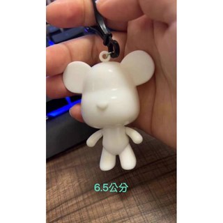 （快速出貨）DIY創意流體熊鑰匙扣暴力熊6.5公分/8公分/18公分 贈精美小禮, 1個, 6.5公分