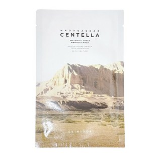 SKIN1004 舒緩保濕 溫和呵護敏感肌, 1個, 馬達加斯加積雪草水凝精華面膜(片)