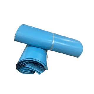 手提破壞袋 多尺寸便利袋 破壞袋 包裝袋 快遞袋 物流袋 交貨便 寄貨袋 寄件袋 自黏袋 包裹袋 網拍袋包裝材料, 1個, 手提袋藍色,35*45