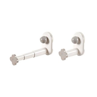 Fasola 多用途伸縮掛鉤/衣架收納架，免釘安裝，承重2.5kg, 白色