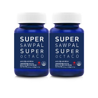 1+1 캐나다 6개월 쏘팔메토 전립선영양제 옥타코사놀 로르산 115mg, 2개, 90정