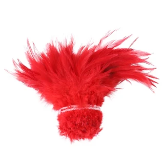 800 1000개/묶음 다채로운 수탉 깃털 DIY 공예용 천연 4 6인치 장식 카니발 액세서리 웨딩 파티용, 10 빨간색