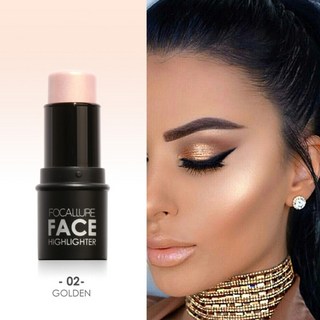 촉촉한 커버 커버력좋은 파운데이션 광채 스틱 물광 하이라이터 건성 복합성 매트 쿠션 컨실러 프라이머 블러셔 focallure 펜 페이스 컨투어링 브론저 브라이트닝 3d 윤곽, 2, 1개