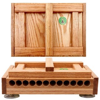 可開發票紅橡木搓丸闆，多規格家用手工製丸機，小型搓藥丸器, 1個, 16毫米約3克紅橡送幛子鬆製條板