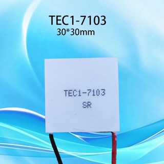 手機散熱半導體制冷片 TES1-4902 20*20 23*23 散熱器DIY風扇冰箱好用, 1個, TEC1-7103【30*30】
