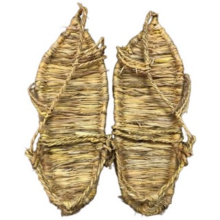 竹木造咖 稻草鞋/草編鞋 男士草鞋 透氣舒適 手工編織 輕便耐磨