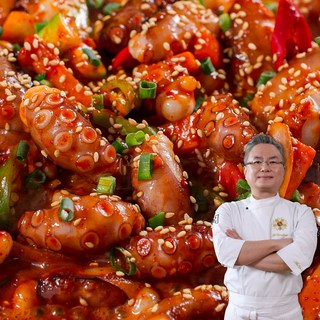 [황씨네옹고집] 안유성 명장의 매콤 왕낙지볶음(3인분 밀키트), 3개, 140g