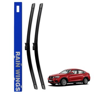 레인윙스 BMW 뉴 X4시리즈 F26 전용 호환형 플랫 와이퍼 14년~18년 20d 30d 엑스드라이브 디젤 M스포츠 SAC 에디션 디젤, BMW -뉴 X4시리즈-(14년~18년)