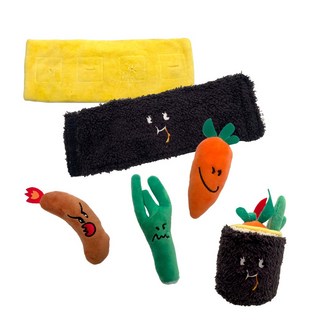 반려곳간 왕김밥 강아지 노즈워크 장난감, 1개, 김밥