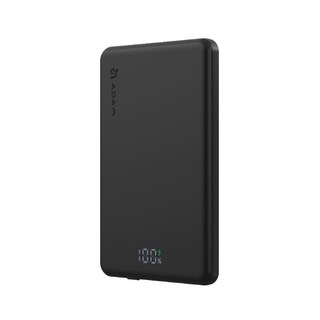 ADAM 亞果元素 VIONTA L5 L10 超薄型磁吸行動電源 MagSafe 磁吸 PD快充 行充 AD85, 5000mAh｜黑