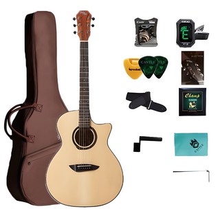 고퍼우드 어쿠스틱 기타, G130C, Natural, 1개