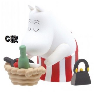 M.M小舖 T-ARTS 轉蛋 扭蛋 嚕嚕米露營公仔 嚕嚕咪 露營 野炊 阿金 戶外 休閒 全4款, 1個, C款/媽媽