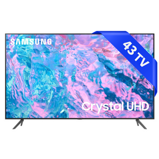 삼성 43CU7000 109cm(43인치) 4K 크리스탈 UHD 스마트 TV, S급, 스탠드형, 기사 방문설치 : 서울/수도권