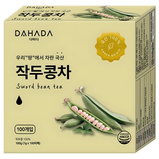 다하다 작두콩차, 1g, 100개입, 1개