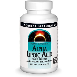 SOURCE NATURALS 硫辛酸錠 300mg, 60顆, 1罐