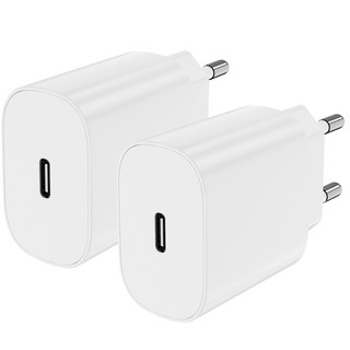 루미아코어 GaN PD3.0 PPS 25W ctoc타입 고속 충전기, 2개, 화이트