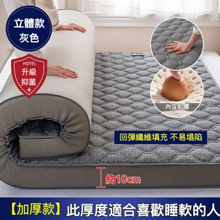 軟床墊 海綿床墊 超厚記憶乳膠床墊 加厚學生宿舍單人雙人床墊 桃園出貨