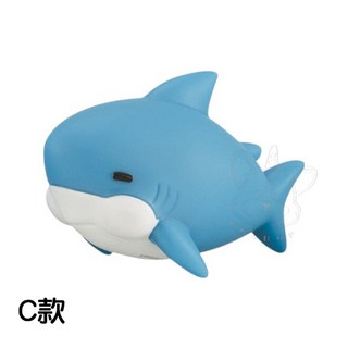 BANDAI 鯊魚軟膠公仔 轉蛋 扭蛋 - M.M小舖 全4款, 1個, #不補 C款/咀嚼 1G090