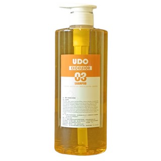 UDO EXCELSIOR 03 蜂蜜洗髮精 無矽靈舒緩頭皮 深層修護 蓬鬆豐盈, 1個, 750ml