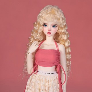 【 BJD整娃】 正版BJD娃娃4分女豆蔻原創氣質溫柔女神套裝樹脂關節可動人形玩偶, 1個, V白,關節手：A款