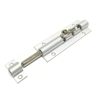 鋁合金門栓 加長款 5英吋 銀色 門栓, 1個