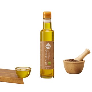 매헌생명창고 국산 생들기름 저온압착 냉압착 들기름 180ml, - 포장상자 필요없음, 1개, 100ml