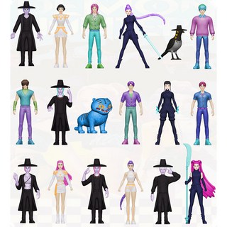 獵魔女團老虎明星手辦系列 遊戲公仔玩偶模型 桌面擺件, 1個, G561146獵魔女團18款：袋裝