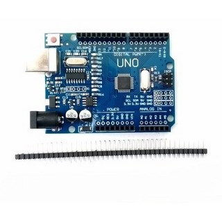 ARDUINO UNO R3開發板 CH340G 原廠相容 附USB傳輸線 排針, 1個, UNO板（沒有 USB傳輸線）