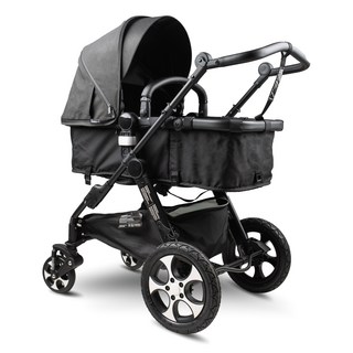 아이빌리브 절충형 유모차 + 방풍 돔커버, 라이트 모카+돔커버