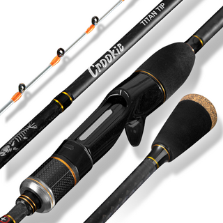 마리수 크루키 티탄팁 9:1 심해 갑오징어 로드 심해갑 전용 선상 낚시대, 블랙