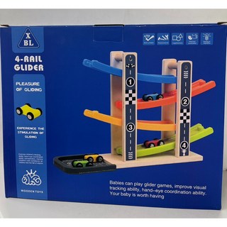 極速慣性滑翔車 多層軌道滑行車 益智拼裝滑道玩具車 車子玩具 軌道車 小車 軌道玩具, 1個, 大號（彩盒微凹）商品完整、已折扣