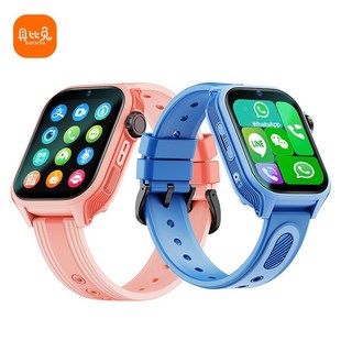 beisitu兒童智慧手錶，安全定位，益智遊戲，多種顏色選擇, 藍色, 1.72, 可插SIM卡