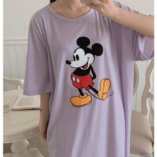 뽀솜 [디즈니정품] 찰랑 미키 반팔 롱원피스 잠옷 홈웨어 4color