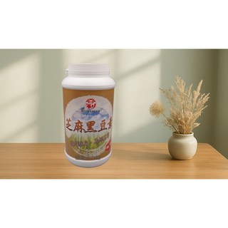 健康活力站 植引生技 芝麻黑豆素，營養豐富，無添加，全家大小皆宜, 1個, 罐裝600公克