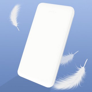 10000mAh 듀얼슬림 보조배터리 C타입 8핀 발열조끼 선풍기조끼 에어컨/아이스 조끼 해외여행 졸업 선물, 화이트