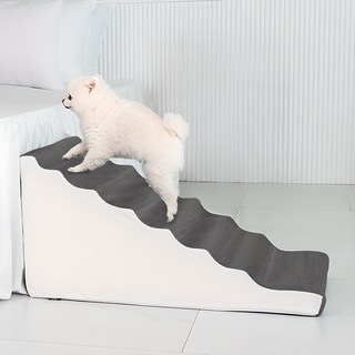 Leto 防滑滑梯式狗狗階梯, 灰色